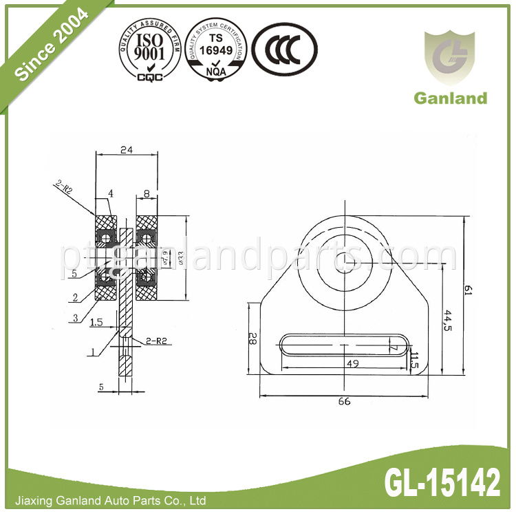 curtainsider roller 15142-5